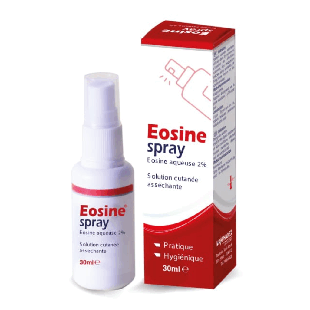Spray antiseptique à base d’éosine aqueuse 2% – Makphadex Tunisie
